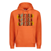 Carrot western sunflower Premium Hoodie - RacoonDesign