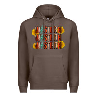 Coffee western sunflower Premium Hoodie - RacoonDesign