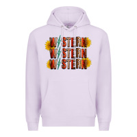 Lilac western sunflower Premium Hoodie - RacoonDesign