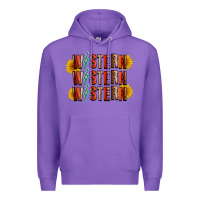 Purple western sunflower Premium Hoodie - RacoonDesign