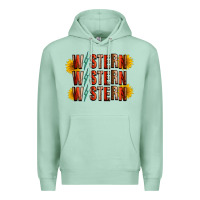 Seafoam western sunflower Premium Hoodie - RacoonDesign