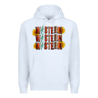 White western sunflower Premium Hoodie - RacoonDesign