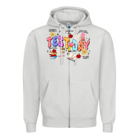 Dove Grey test day Zipper Hoodie - JahusDesignShop