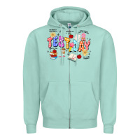 Seafoam test day Zipper Hoodie - JahusDesignShop