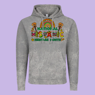 National Hispanic Heritage Month Vintage Hoodie Designed By Bundleandbundleshop