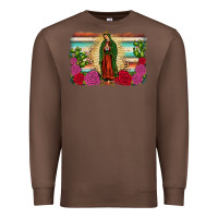 Chestnut western our lady of Guadalupe Premium Sweatshirt - JahusDesignShop