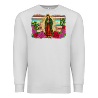 Dove Grey western our lady of Guadalupe Premium Sweatshirt - JahusDesignShop