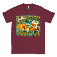 Burgundy just a girl who loves fall background Classic Tee - Jasminsmagicworld