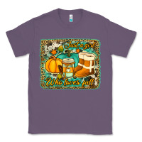Lavender just a girl who loves fall background Classic Tee - Jasminsmagicworld
