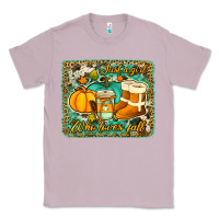 Lilac just a girl who loves fall background Classic Tee - Jasminsmagicworld