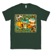 Sports Green just a girl who loves fall background Classic Tee - Jasminsmagicworld