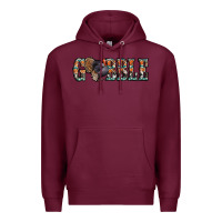 Burgundy gobble thanksgiving turkey Premium Hoodie - Jasminsmagicworld