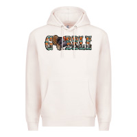 Pale Pink gobble thanksgiving turkey Premium Hoodie - Jasminsmagicworld
