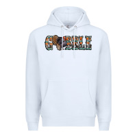 White gobble thanksgiving turkey Premium Hoodie - Jasminsmagicworld