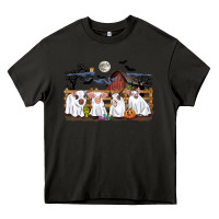 Asphalt halloween pigs Heavy Core Tee - CowGirlArtShop