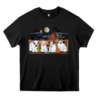 Black halloween pigs Heavy Core Tee - CowGirlArtShop