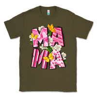 Army Green Mama Mother's Day Classic Tee - CowGirlArtShop