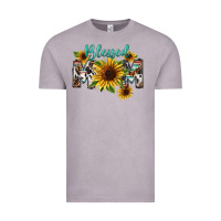 Vintage Zinc Blessed mom Mother's Day Vintage Tee - FaDigitalArtStudio