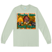 Matcha pumpkin kisses harvest wishes tumbler Long Sleeve Tee - BundleAndBundleShop