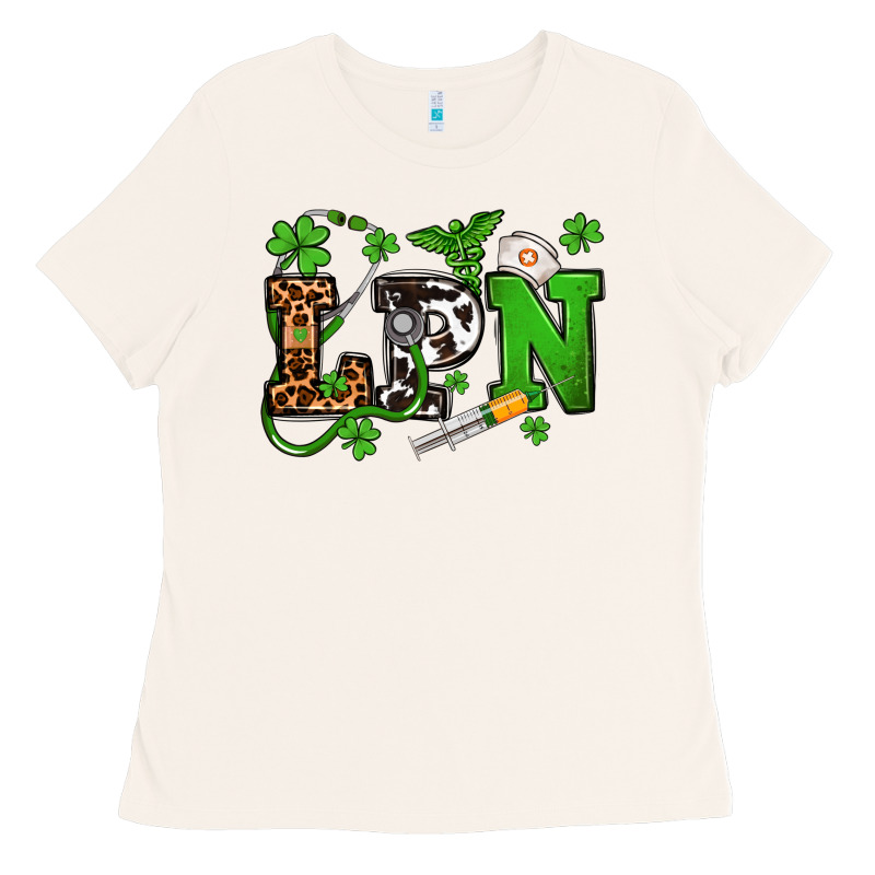 St. Patrick's Day Lpn Ladies Tee by OliviaCreatesArt | Teevron