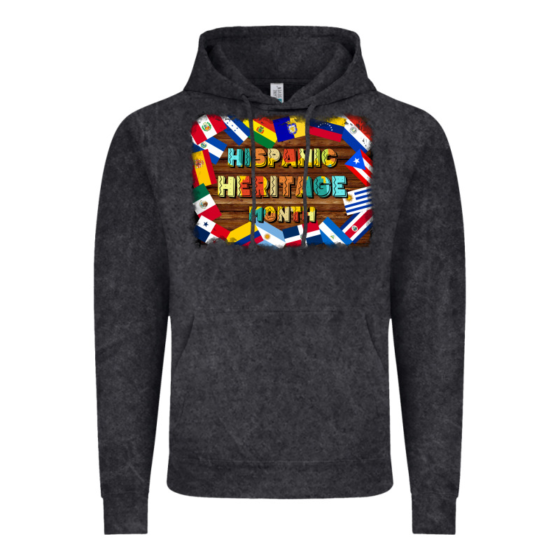 Hispanic Heritage Flags Vintage Hoodie by BundleAndBundleShop | Teevron