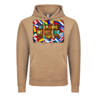 Vintage Coffee hispanic heritage flags Vintage Hoodie - BundleAndBundleShop