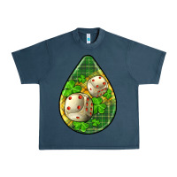 Midnight Navy st.patrick's teardrop earrings Urban Heavy Tee - FaDigitalArtStudio