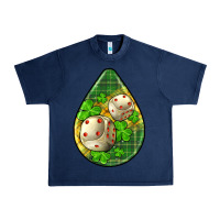 Navy st.patrick's teardrop earrings Urban Heavy Tee - FaDigitalArtStudio