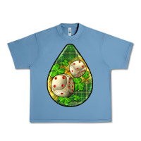 Pebble Blue st.patrick's teardrop earrings Urban Heavy Tee - FaDigitalArtStudio