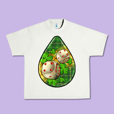 St.patrick's Teardrop Earrings Urban Heavy Tee Designed By Fadigitalartstudio