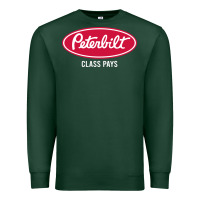 Sports Green peterbilt class pays, peterbilt class pays art, peterbilt class pays w Premium Sweatshirt - baoMotion