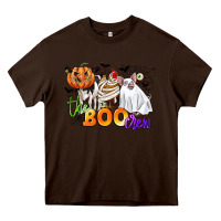 Chocolate Brown the boo crew Heavy Core Tee - CowGirlArtShop