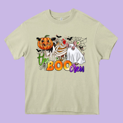 The Boo Crew Heavy Core Tee Designed By Cowgirlartshop