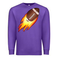 Purple american football Premium Sweatshirt - JahusDesignShop