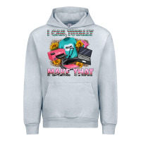 Heather Grey i can totally make that Urban Hoodie - RanaPortraitStore