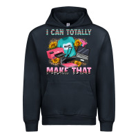 Navy i can totally make that Urban Hoodie - RanaPortraitStore