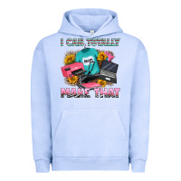 Pigment Grape Ice i can totally make that Urban Hoodie - RanaPortraitStore