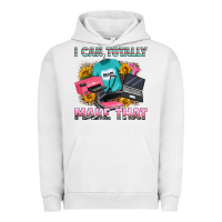 Pigment Lunar Rock i can totally make that Urban Hoodie - RanaPortraitStore