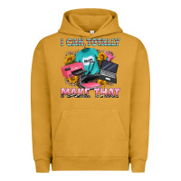 Pigment Peanut Butter i can totally make that Urban Hoodie - RanaPortraitStore