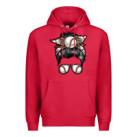 Cardinal baseball mom Premium Hoodie - RacoonDesign