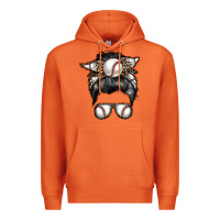 Carrot baseball mom Premium Hoodie - RacoonDesign