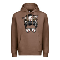 Chestnut baseball mom Premium Hoodie - RacoonDesign