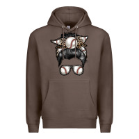 Coffee baseball mom Premium Hoodie - RacoonDesign