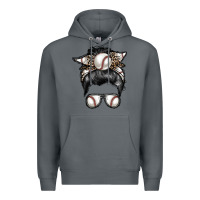 Rock baseball mom Premium Hoodie - RacoonDesign