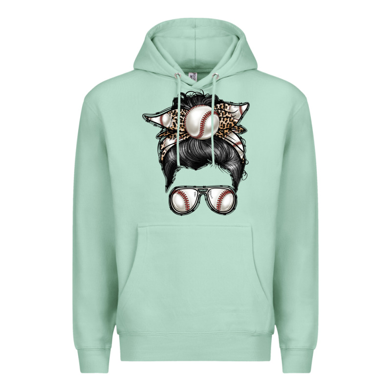 Baseball Mom Premium Hoodie by RacoonDesign | Teevron
