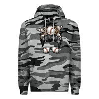 Slate Camo baseball mom Premium Hoodie - RacoonDesign