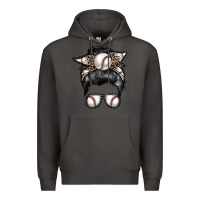 Smoke baseball mom Premium Hoodie - RacoonDesign