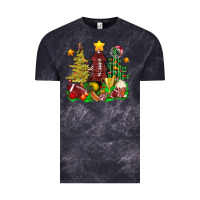 Cloud Black christmas with american football trees bbs Vintage Tee - BundleAndBundleShop