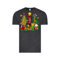 Vintage Black christmas with american football trees bbs Vintage Tee - BundleAndBundleShop