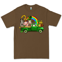 Cacao St. Patrick's Day farm animals Premium Tee - CowGirlArtShop